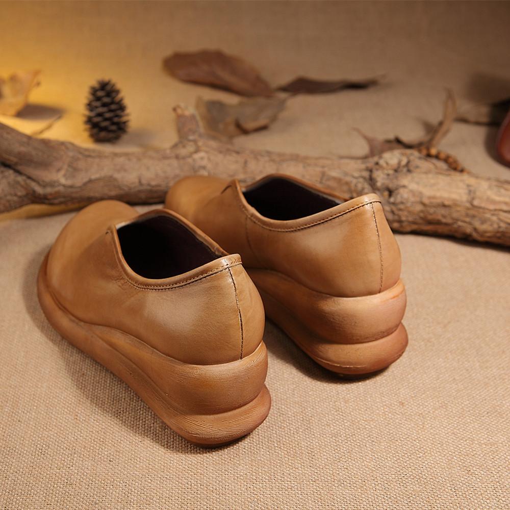 Millie | Women’s Vintage Orthopedic Leather Comfort Flats