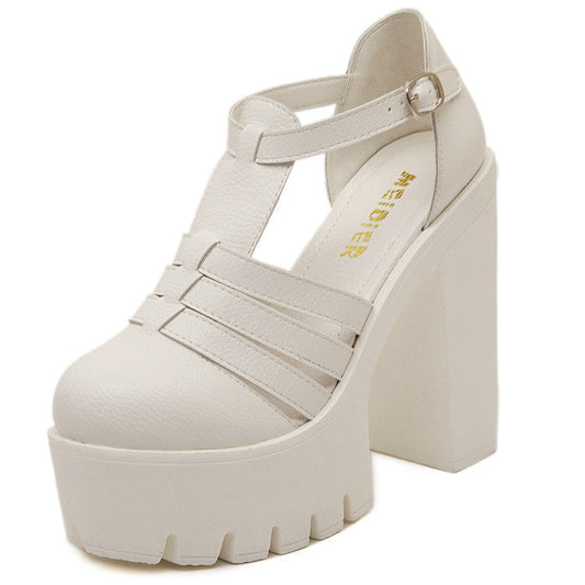 Gauri | Women’s Chunky Platform Block Heel Mary Jane Sandals