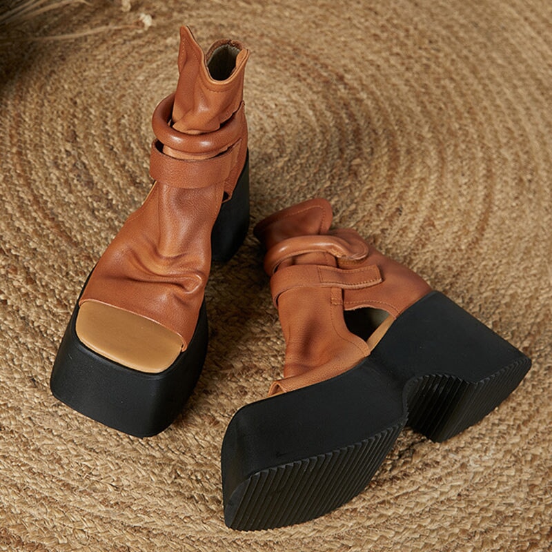 Paisley | Women’s Retro Chunky Platform Sandals