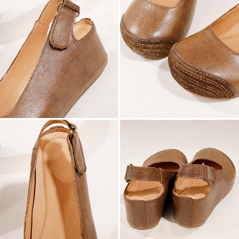 Julia | Women’s Orthopedic Round-Toe Low-Heel Comfort Shoes