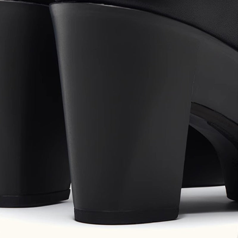 Jada | Women’s Peep-Toe Block Heel Ankle Boots