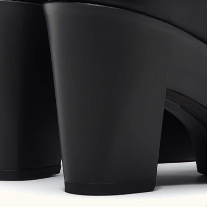Jada | Women’s Peep-Toe Block Heel Ankle Boots