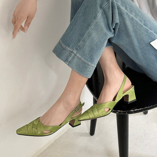 Lola | Women’s Orthopedic Block Heel Slingback Pumps