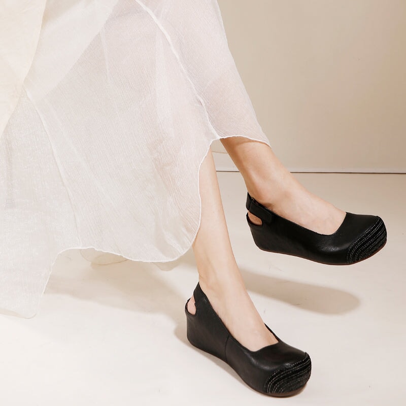 Julia | Women’s Orthopedic Round-Toe Low-Heel Comfort Shoes