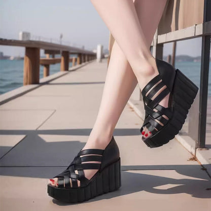Rylee | Women’s Orthopedic Multi-Strap Platform Wedge Sandals
