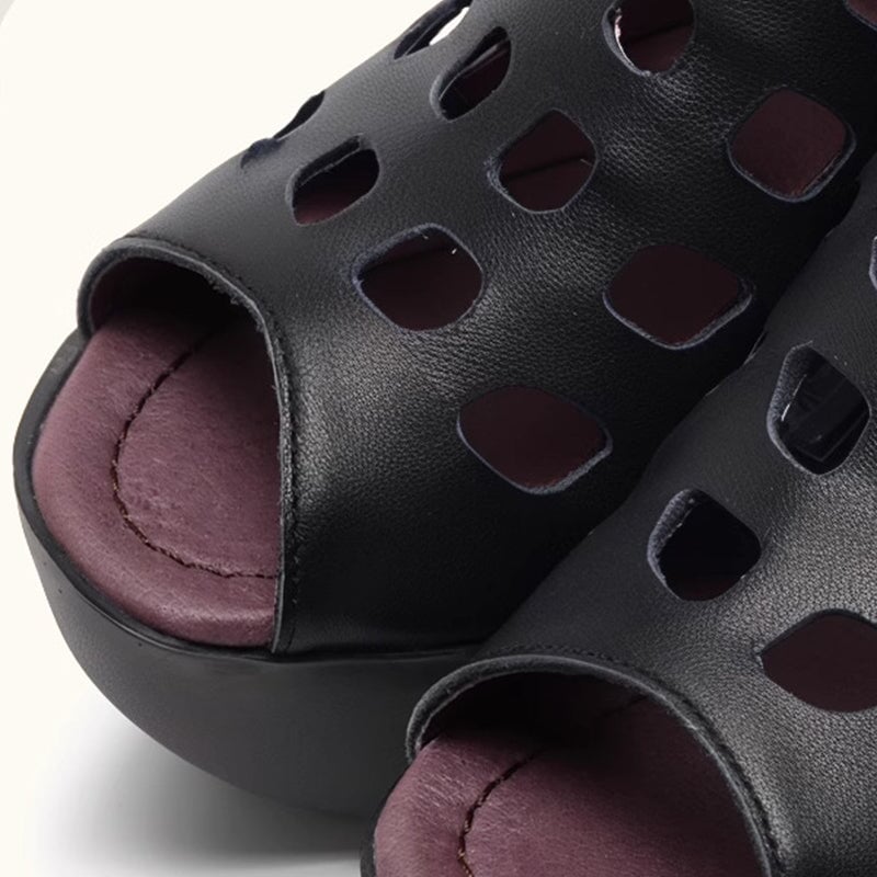Jada | Women’s Peep-Toe Block Heel Ankle Boots