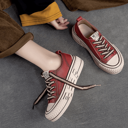 Maisie | Women’s Orthopedic Casual Canvas Sneakers with Thick Sole