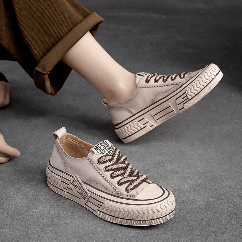 Maisie | Women’s Orthopedic Casual Canvas Sneakers with Thick Sole