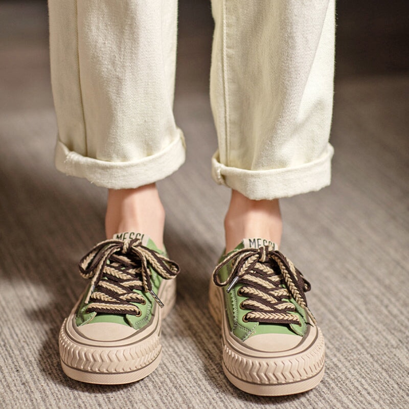 Maisie | Women’s Orthopedic Casual Canvas Sneakers with Thick Sole