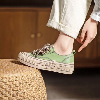 Maisie | Women’s Orthopedic Casual Canvas Sneakers with Thick Sole