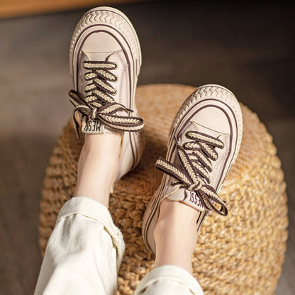 Maisie | Women’s Orthopedic Casual Canvas Sneakers with Thick Sole