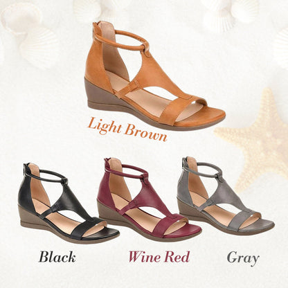 Brynn | Orthopedic Wedge Sandals – Strappy Open-Toe Comfort