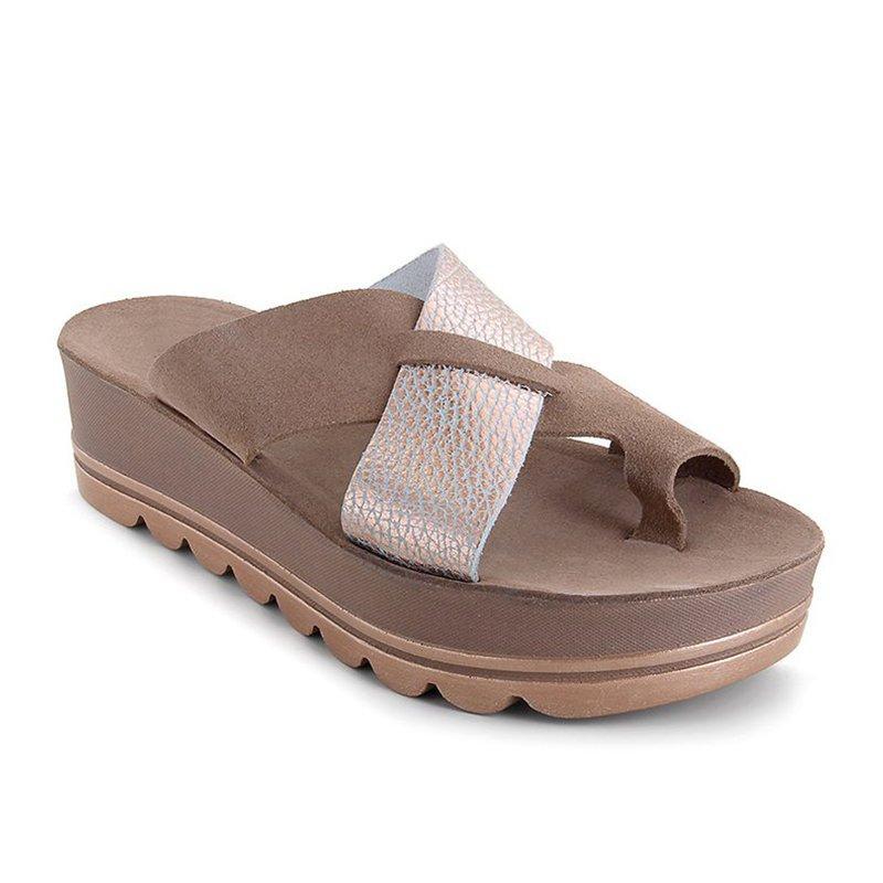 Oriana | Women’s Orthopedic Cross Strap Slip-On Sandals