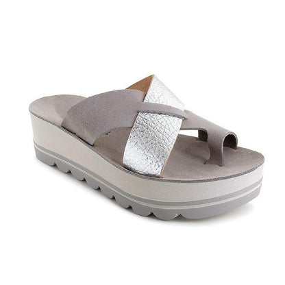 Oriana | Women’s Orthopedic Cross Strap Slip-On Sandals