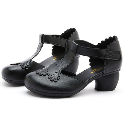 Katalina | Women’s Orthopedic Vintage T-Strap Block Heel Shoes