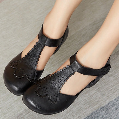 Katalina | Women’s Orthopedic Vintage T-Strap Block Heel Shoes