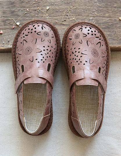 Juliana | Women’s Orthopedic Cutout Leather Comfort Shoes