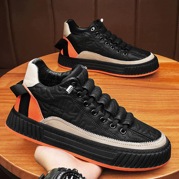 Adam | Men’s Orthopedic Casual Sneakers with Cushioned Sole and Textured Design